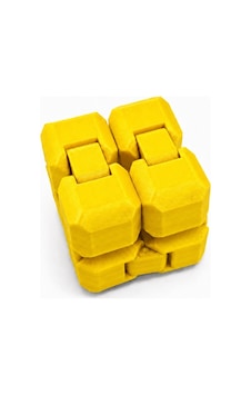 Tek Renk Sonsuzluk Küpü Sarı 40x40mm Tek Renk Sonsuzluk Küpü Sarı 40x40mm
