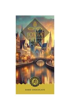 3 Adet Jovia Belgium Style Bitter Sade Çikolata 80 G