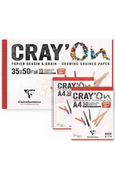 Clairefontaine Crayon 35*50 200gr Resim Kağıdı Clairefontaine Crayon 35*50 200gr Resim Kağıdı