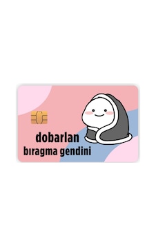 Dobarlan Bırakma Kendini Kart Kaplama Sticker Kart Etiketi Dobarlan Bırakma Kendini Kart Kaplama Sticker Kart Etiketi
