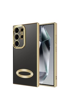 Galaxy S24 Ultra Kılıf Kamera Korumalı Logo Gösteren Zore Omega Kapak Gold Galaxy S24 Ultra Kılıf Kamera Korumalı Logo Gösteren Zore Omega Kapak Gold