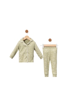 Bluefeet Yeşil Pijama Takımı 6 Ay,9 Ay,12 Ay Erkek Bebek Yeşil