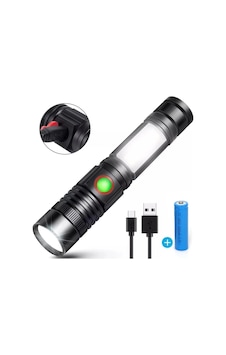 P50 Led Şarjlı El Feneri Ve Ortam Aydınlatma Lambası Yüksek Güçlü Metal Fener Çok Renkli P50 Led Şarjlı El Feneri Ve Ortam Aydınlatma Lambası Yüksek Güçlü Metal Fener Çok Renkli