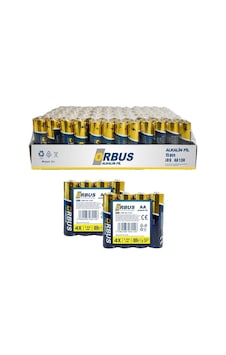 Orbus Lr6 Aa 1.5v Alkalin Kalem Pil - 10 Adet Orbus Lr6 Aa 1.5v Alkalin Kalem Pil - 10 Adet