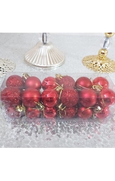 24 Li 3 Cm Cici Toplar Yılbaşı Ağaç Süsü 24 Li 3 Cm Cici Toplar Yılbaşı Ağaç Süsü