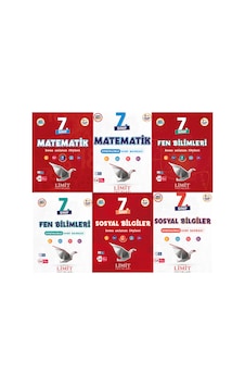 Limit 2027 7. Sınıf Matematik + Fen Bilimleri + Sosyal Bilgiler Konu Anlatım Föyleri + Soru Bankası Seti 6 Kitap Maarif Model Limit 2027 7. Sınıf Matematik + Fen Bilimleri + Sosyal Bilgiler Konu Anlatım Föyleri + Soru Bankası Seti 6 Kitap Maarif Model
