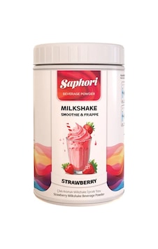 Saphori Çilek Aromalı Milkshake & Smoothie İçecek Tozu 1 Kg 1 KG Saphori Çilek Aromalı Milkshake & Smoothie İçecek Tozu 1 Kg 1 KG