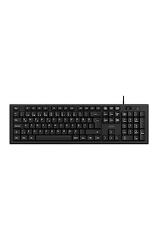 Aoc Kb130b-38 Usb Siyah Türkçe Kablolu Standart Klavye,sessiz Yazma