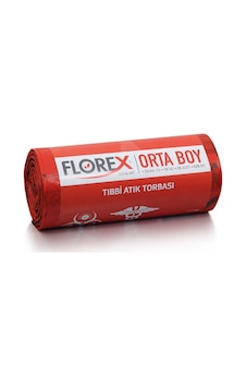 Florex Tıbbi Atık Baskılı Orta Çöp Poşeti (10 Rulo / 250 Adet) 575 Gr Florex Tıbbi Atık Baskılı Orta Çöp Poşeti (10 Rulo / 250 Adet) 575 Gr