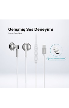 Rio Fit Style Usb-c Stereo Mikrofonlu Kulakiçi Kablolu Kulaklık Diğer Rio Fit Style Usb-c Stereo Mikrofonlu Kulakiçi Kablolu Kulaklık Diğer