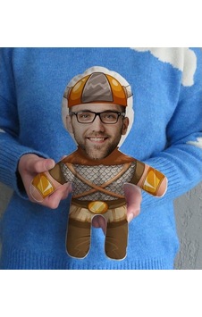 Kişiye Özel Fotoğraflı Viking Bebek Yastık-1 Kişiye Özel Fotoğraflı Viking Bebek Yastık-1