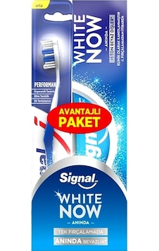 Signal White Now Diş Macunu 75 ML + Performans Diş Fırçası Signal White Now Diş Macunu 75 ML + Performans Diş Fırçası
