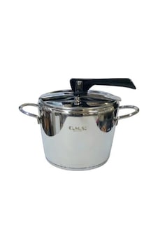 Oms 5110 Silindir Klasik Düdüklü Tencere 5 Litre Silver Gri Oms 5110 Silindir Klasik Düdüklü Tencere 5 Litre Silver Gri
