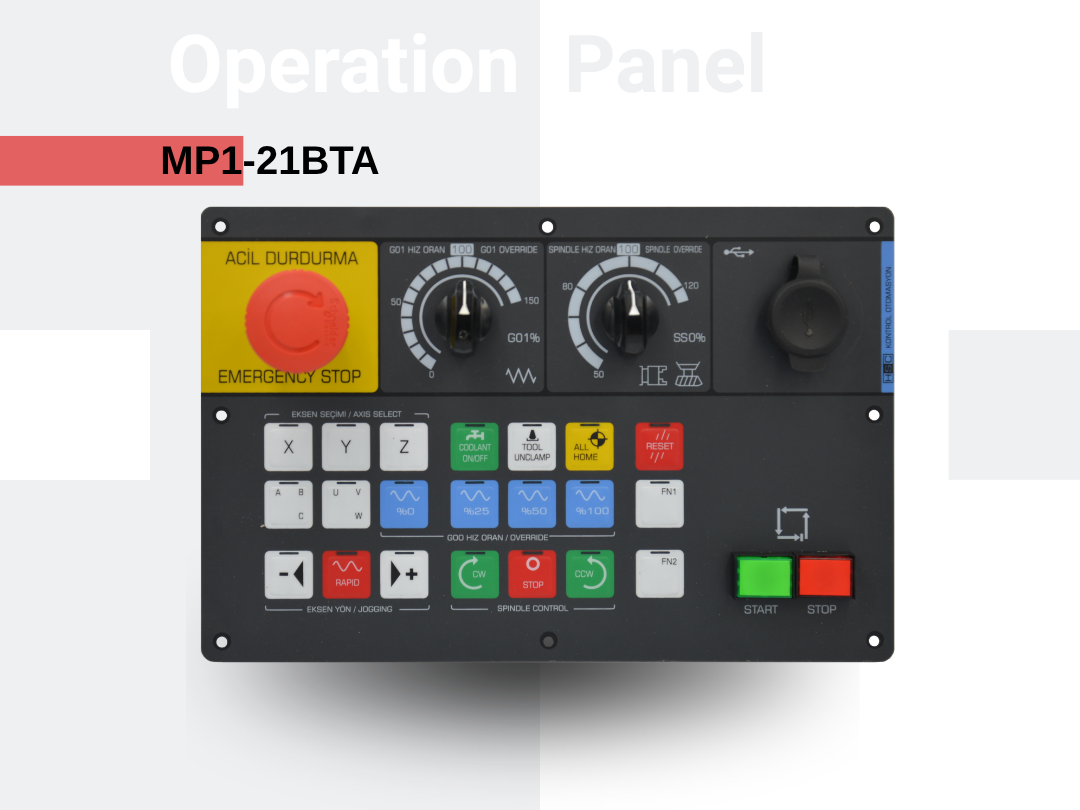 Mp1-21bta Makine Operasyon Paneli