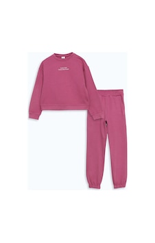LC Waikiki Lcw Kids Bisiklet Yaka Kız Çocuk Eşofman Takım Gülkurusu LC Waikiki Lcw Kids Bisiklet Yaka Kız Çocuk Eşofman Takım Gülkurusu