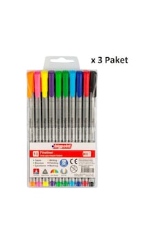 Bigpoint Fineliner 10'lu Blister X 3 Paket Bigpoint Fineliner 10'lu Blister X 3 Paket
