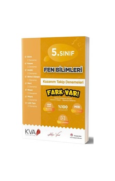 5. Sınıf Fen Bilimleri Kazanım Takip Denemeleri - KVA Yayınları 5. Sınıf Fen Bilimleri Kazanım Takip Denemeleri - KVA Yayınları