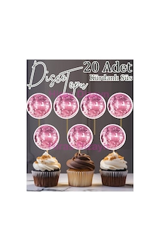 20 Adet Pembe Disco Topu Işıltılı Görünüm Cupcake Kürdanı - Pasta - Kurabiye Süsleri Kürdanlı Kokteyl Kürdan Söz Nişan Doğum Günü Kokteyl Davet Ve Sunum Pasta Süsü Süsleme Kalın Kağıt 20 Adet Pembe Disco Topu Işıltılı Görünüm Cupcake Kürdanı - Pasta - Kurabiye Süsleri Kürdanlı Kokteyl Kürdan Söz Nişan Doğum Günü Kokteyl Davet Ve Sunum Pasta Süsü Süsleme Kalın Kağıt