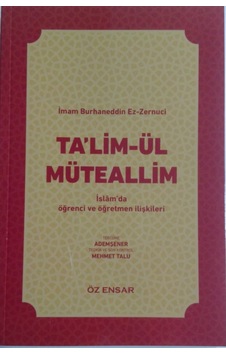 Ta lim ül Müteallim 9786054058075