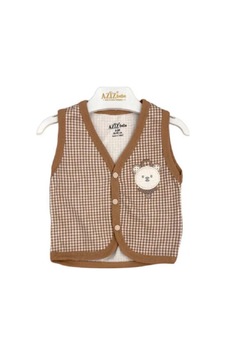 Aziz Bebe Bebek Yeleği 24327 Bej