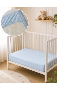 Aras Bebe Lastikli Bebek Çarşafı 70x120 - Mavi Aras Bebe Lastikli Bebek Çarşafı 70x120 - Mavi