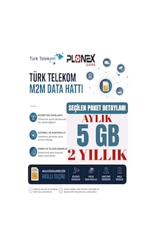 Türk Telekom M2m Data Hattı 2 Yıllık 5gb Araç Takip Alarm Kamera Pos Uyumlu Sim Kart Türk Telekom M2m Data Hattı 2 Yıllık 5gb Araç Takip Alarm Kamera Pos Uyumlu Sim Kart