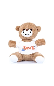 Love Tişörtlü Peluş Ayıcık Love Tişörtlü Peluş Ayıcık