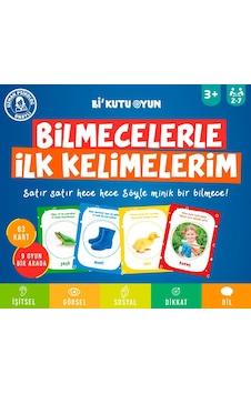 Bilmecelerle Ilk Kelimelerim-Bi Kutu Oyun Yayınevi Bilmecelerle Ilk Kelimelerim-Bi Kutu Oyun Yayınevi