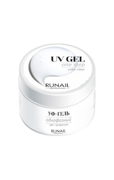 Runail UV Gel Protez Tırnak Jeli One Step Clear Şeffaf 56 G Runail UV Gel Protez Tırnak Jeli One Step Clear Şeffaf 56 G