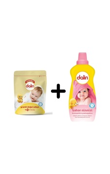 Granül Doğal Sabun 500 Gr + Konsantre Yumuşatıcı Bahar Ninnisi 1200 Ml Granül Doğal Sabun 500 Gr + Konsantre Yumuşatıcı Bahar Ninnisi 1200 Ml