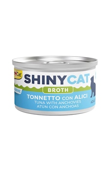 Gimcat Shinycat Sos İçinde Ançüezli Ton Balığı Kedi Konserve Maması 70 Gr Gimcat Shinycat Sos İçinde Ançüezli Ton Balığı Kedi Konserve Maması 70 Gr