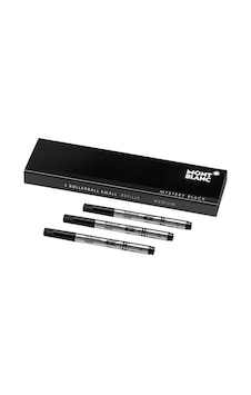 Montblanc 3 Rollerball Small Refills M Mystery Black 107323 Montblanc 3 Rollerball Small Refills M Mystery Black 107323