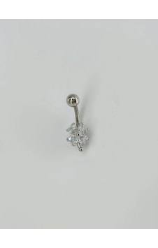 Çiçek Detaylı Göbek Piercing - Pg0081 Çok Renkli Çiçek Detaylı Göbek Piercing - Pg0081 Çok Renkli