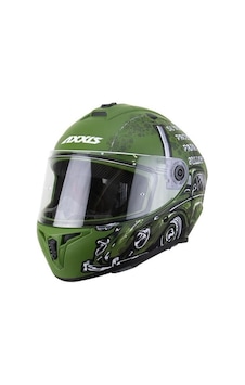 Axxis Draken S Iron Peace Kapalı Kask Mat Yeşil Axxis Draken S Iron Peace Kapalı Kask Mat Yeşil