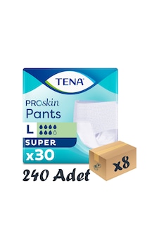 Tena Proskin Pants 7 Damla Süper Emici Külot Büyük Boy L 8 x 30'Lu 240 Adet
