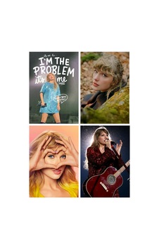 Taylor Swift Büyük 1 No Kartpostal 10cm 15cm Desenli 4'lü Kartpostal Seti Taylor Swift Büyük 1 No Kartpostal 10cm 15cm Desenli 4'lü Kartpostal Seti