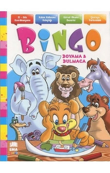 Bingo Boyama ve Bulmaca-Renkli Örnekli- Ema Çocuk Bingo Boyama ve Bulmaca-Renkli Örnekli- Ema Çocuk