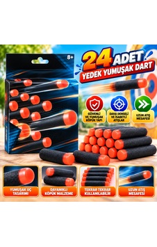 Trendexa 24 Lü Yedek Yumuşak Dart Mac Trendexa 24 Lü Yedek Yumuşak Dart Mac