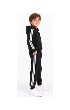Monox Unisex Çocuk Kapüşonlu Oversize 2 Li Eşofman Takımı 7-10 Yaş 3 İplik Pamuklu Siyah Monox Unisex Çocuk Kapüşonlu Oversize 2 Li Eşofman Takımı 7-10 Yaş 3 İplik Pamuklu Siyah