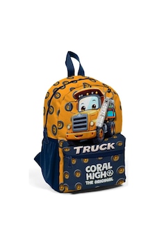 Coral High Minik Yuva Sırt Çantası Truck Desenli İki Bölmeli 33261 Çok Renkli Coral High Minik Yuva Sırt Çantası Truck Desenli İki Bölmeli 33261 Çok Renkli