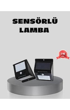 Güneş Enerjili Sensörlü Dış Mekan Duvar Lambası - 3 Modlu, 2200mah Pil, 120 Algılama Güneş Enerjili Sensörlü Dış Mekan Duvar Lambası - 3 Modlu, 2200mah Pil, 120 Algılama