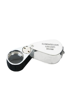 Büyüteç Mg21007 30x21mm Işıklı Lüp Büyüteç Mg21007 30x21mm Işıklı Lüp