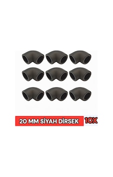 Elbo Siyah Pprc Dirsek 90 Derece 10 Adet Elbo Siyah Pprc Dirsek 90 Derece 10 Adet