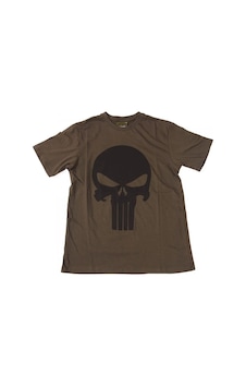 The Punisher Logo Tişört Yeşil Çok Renkli