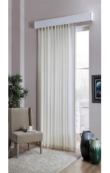 Taç Saten Güneşlik Perde-En:200 cm (Pencere Yatay Ölçüsü) Beyaz Taç Saten Güneşlik Perde-En:200 cm (Pencere Yatay Ölçüsü) Beyaz