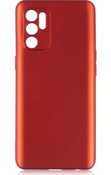 Oppo Reno 6 4g Kılıf Zore Premier Silikon Kapak Kırmızı