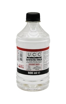Ucc Sentetik Tiner 500ml Solvent Bazlı - 12'li Paket