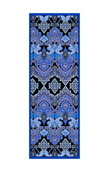 Arancia Mavi 70x200 İpek Tivil Etol Mavi Mavi