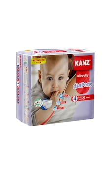 Kanz Ultra-Dry Diapers Bebek Bezi 4 Numara Maxi Ekonomik Paket 30 Adet Kanz Ultra-Dry Diapers Bebek Bezi 4 Numara Maxi Ekonomik Paket 30 Adet