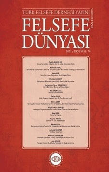 Felsefe Dünyası Dergisi Sayı 74 Felsefe Dünyası Dergisi Sayı 74